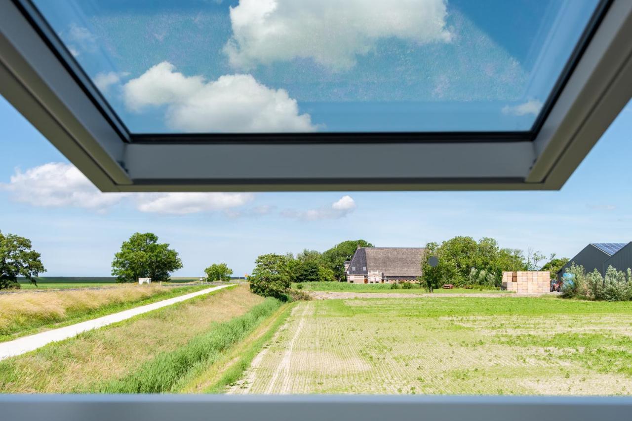 Vakantiewoning Oer it fjild Holwerd Buitenkant foto