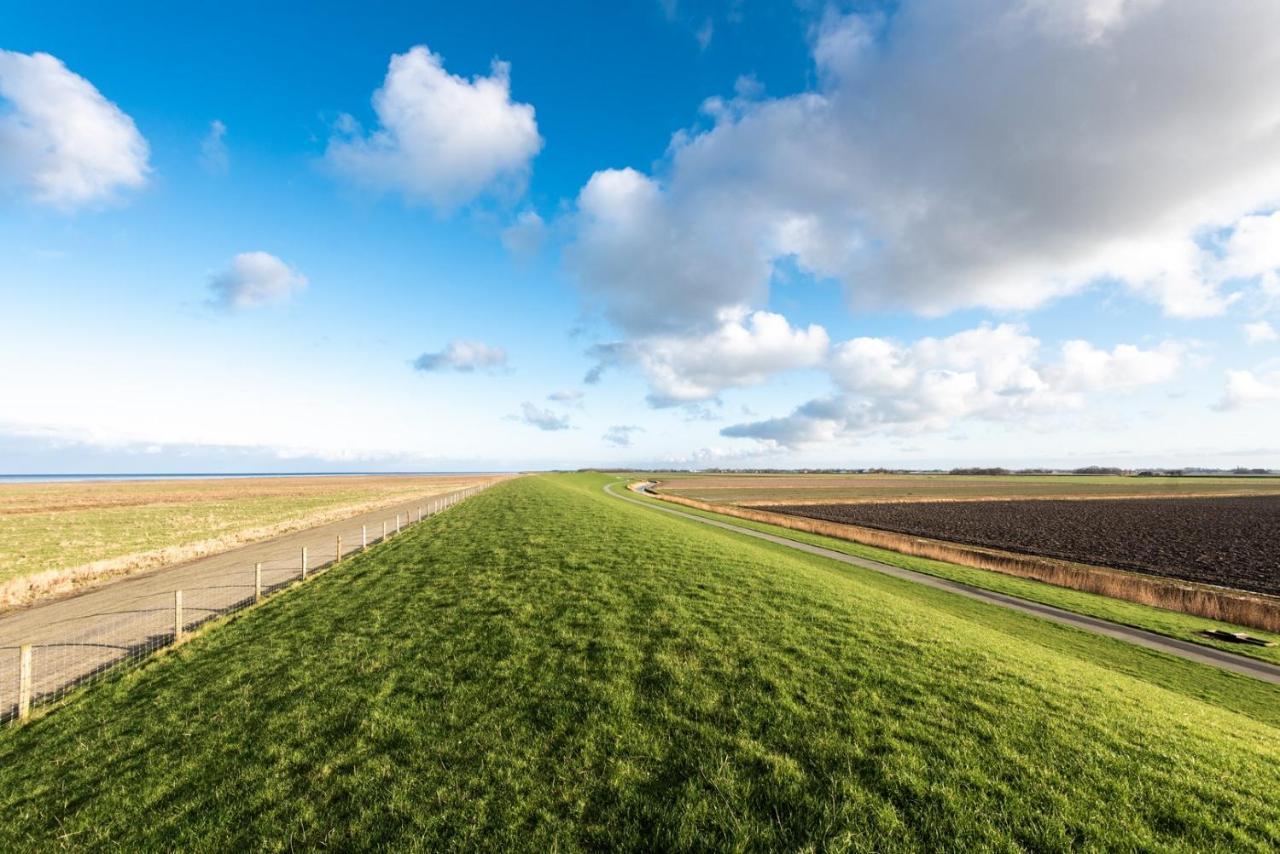 Vakantiewoning Oer it fjild Holwerd Buitenkant foto